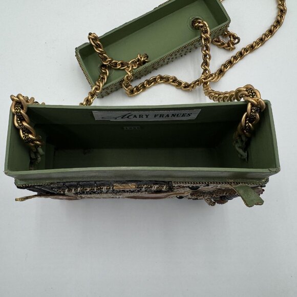 Mary Frances Bag Womens Beaded Music Instruments Shoulder Crossbody Chain Purse - Picture 11 of 13